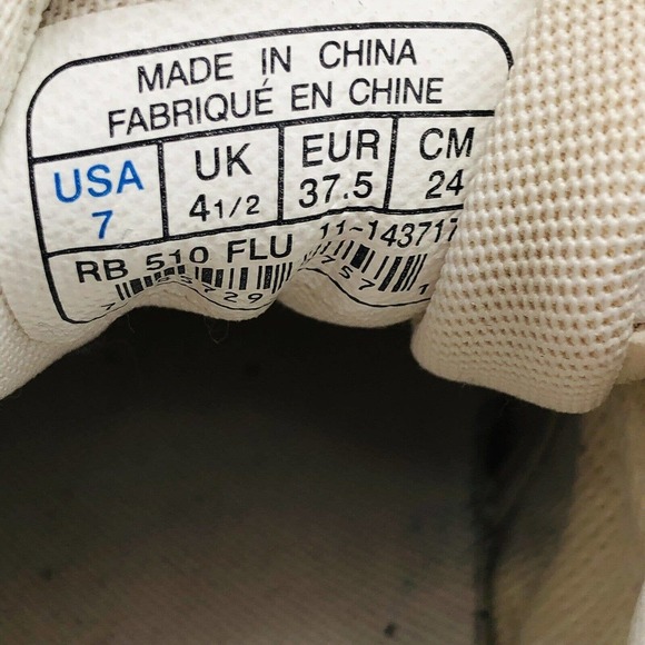 Reebok Womens 3D Ultralite Classic White Leather Lace Up Walking Shoes Size US 7 - Picture 7 of 8